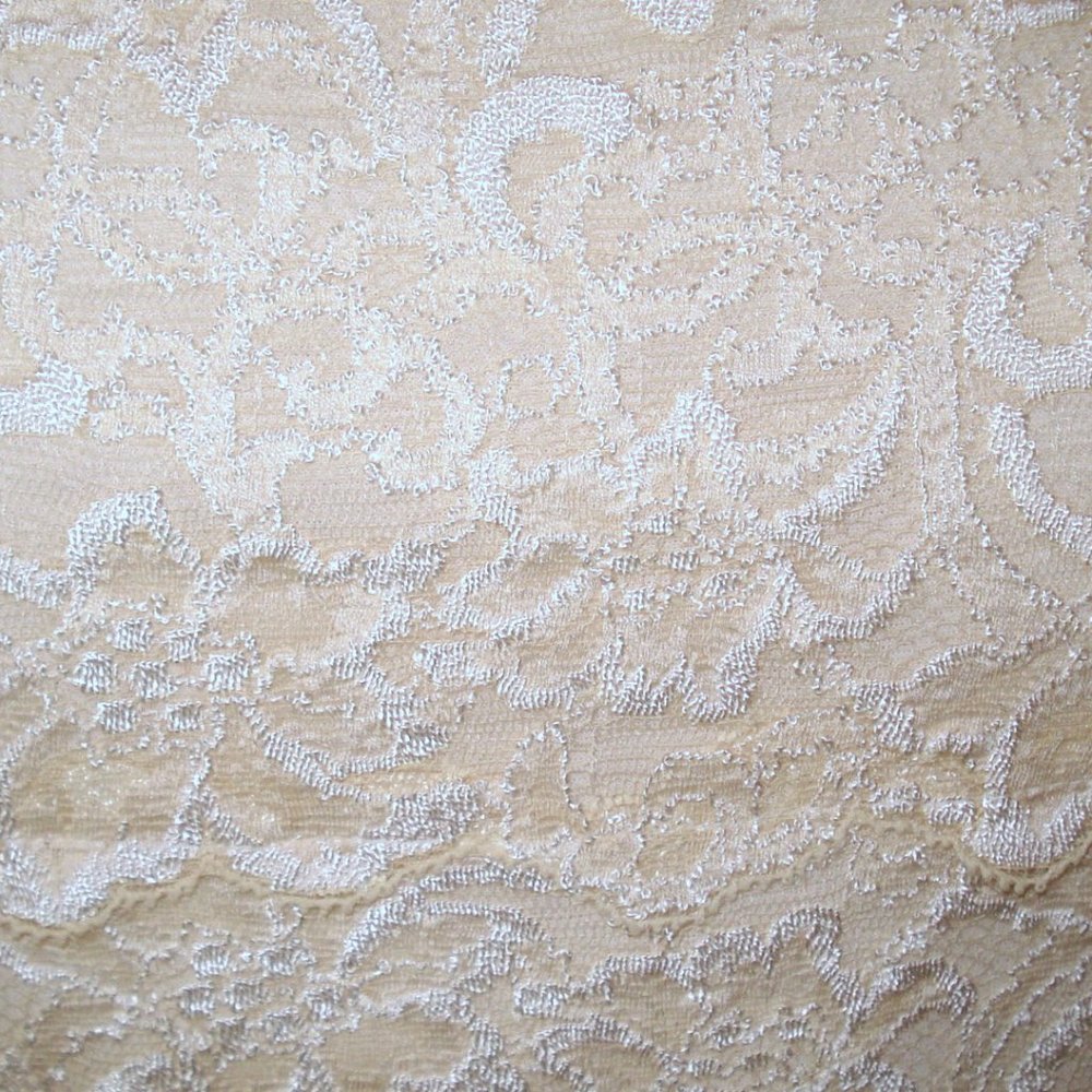 Light Yellow Lace Sleeveless Square Neck Top Size Medium - Picture 4 of 5